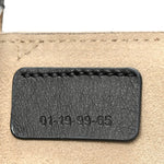 Suede Calfskin Mini Faye Bracelet Bag Black