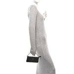 Calfskin Matelasse Mini GG Marmont Chain Bag Black