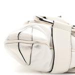Nappa Vertical Matelasse Medium Maxi Horsebit Chain Shoulder Bag Mystic White