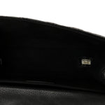 Grained Calfskin Quilted 2.55 Reissue Flap Belt Bag Clutch Black
