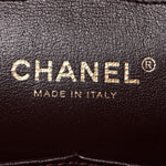Lambskin Quilted Jumbo Double Flap Black