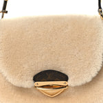 Shearling Monogram Sunset Cream