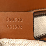 Calfskin Medium Lady Web Shoulder Bag Cuir