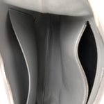 Metallic Calfskin Mary Kate Shoulder Bag Silver