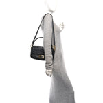 Nappa FF 1974 Embossed Baguette Black