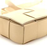 Lambskin Maxi Intrecciato Extra Mini Cassette Crossbody Bag  Porridge