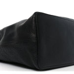 Pebbled Calfskin Large Soho Hobo Black