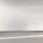Metallic Lambskin PVC Quilted Small Boy Flap Blue