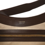 Pebbled Calfskin Monarch Hobo Bag Saddle Brown