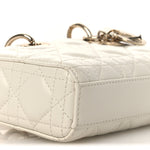 Lambskin Cannage Micro Lady D-Joy Latte