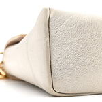 Metallic Calfskin Love Note Gold Silver