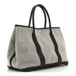 Toile Negonda Garden Party 36 MM Tote Black Ecru