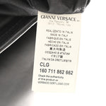 Calfskin Embossed Medusa Messenger Bag Black