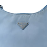 Tessuto Nylon Mini Re-Edition 2000 Bag Celeste
