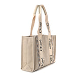 Cotton Medium Woody Ribbon Tote Slate Green