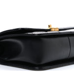 Calfskin Quilted Mini Perfect Fit Flap Black
