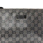 Crystal Monogram Small Flat Messenger Crossbody Navy