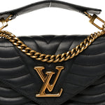 Calfskin New Wave Chain MM Black