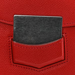 Grained Calfskin Small Trotteur Coquelicot