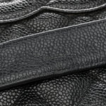 Caviar Quilted Petit Shopping Tote PST Black
