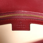 Calfskin Matelasse Small GG Marmont Shoulder Bag Ancora Red