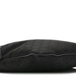 Nylon Monogram Small Flat Messenger Bag Black