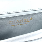 Aged Calfskin Quilted 2.55 Reissue Chain Waist Bag Light Blue