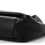 Grained Deerskin Bea Tote Black