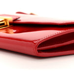 Vernice Madras Wallet On Chain Rosso