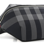House Check Sonny Bum Bag Navy Grey