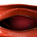 Aged Calfskin Quilted Small Gabrielle Hobo Red