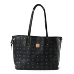 Visetos Medium Liz Reversible Shopper Tote Black