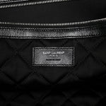 Calfskin Quilted ES Giant Travel Bag Black