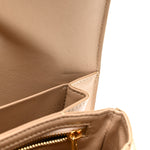 Shiny Calfskin Medium Triomphe Nude