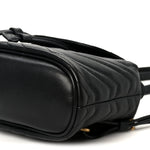 Calfskin Matelasse GG Marmont Flap Backpack Black