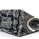 Canvas Embroidered Small Dioriviera Toile De Jouy Book Tote Blue