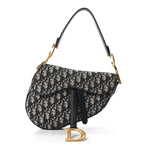 Oblique Saddle Bag Blue