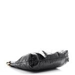 Glazed Calfskin  Quilted Small Chanel 22 Black