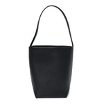 Grained Calfskin Medium N/S Park Tote Black