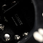 Suede Studded Small Livia Black