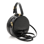 Crocodile Petite Boite Chapeau Black