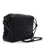 Nappa Intrecciato Medium Loop Camera Bag Black