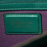 Calfskin Serpenti Forever Medium Shoulder Bag Emerald Green