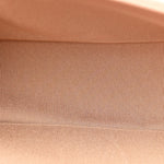 Caviar Chevron Quilted Medium Boy Flap Brown