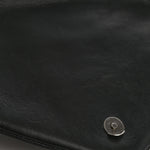 Calfskin Y Quilted Monogram Large Loulou Chain Satchel Black