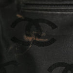 Patent Pony Hair Small Pocket Tote Black