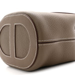 Taurillon Clemence Swift In-The-Loop 18 Bag Etoupe