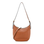Supple Calfskin Small Triomphe Heloise Shoulder Bag Tan