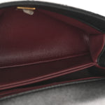 Caviar Quilted Mini Coco Handle Flap Black