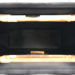 Caviar Quilted Evening Box Bag Black